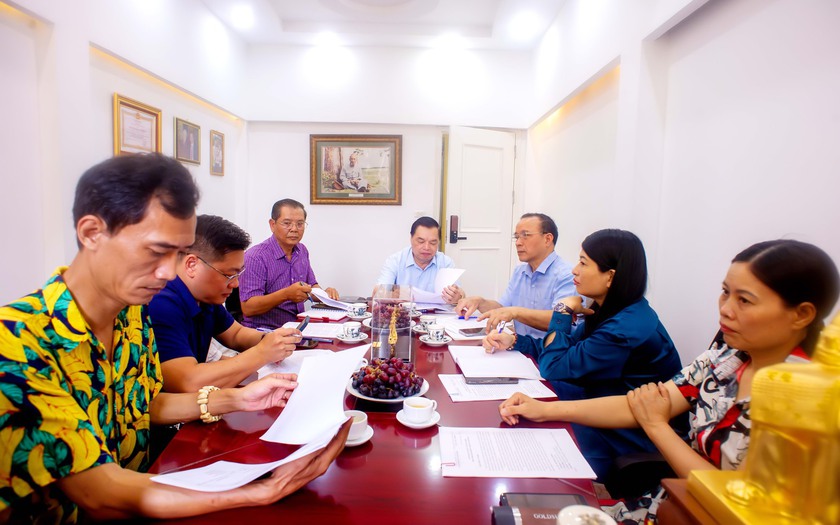 Toàn cảnh chuyến thăm, động viên của lãnh đạo Trung ương Hội Khuyến học Việt Nam với Tạp chí điện tử Công dân và Khuyến học.
