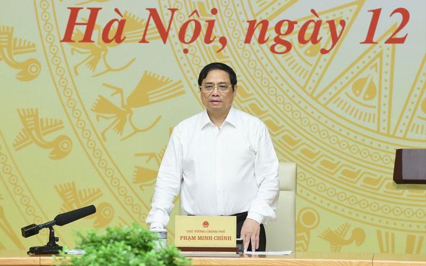 Thủ tướng Phạm Minh Chính phát biểu chỉ đạo. Ảnh: Báo Nhân dân