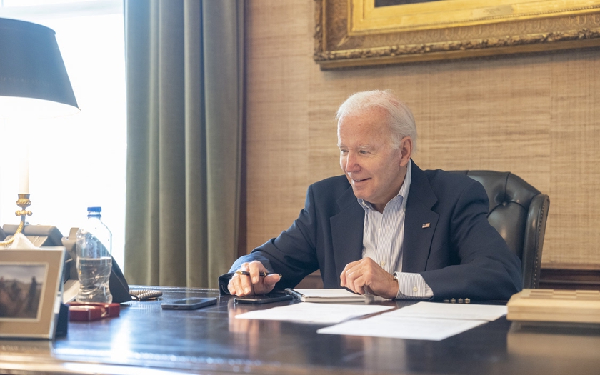 Tổng thống Mỹ Joe Biden mắc COVID-19. Ảnh: Twitter President Biden