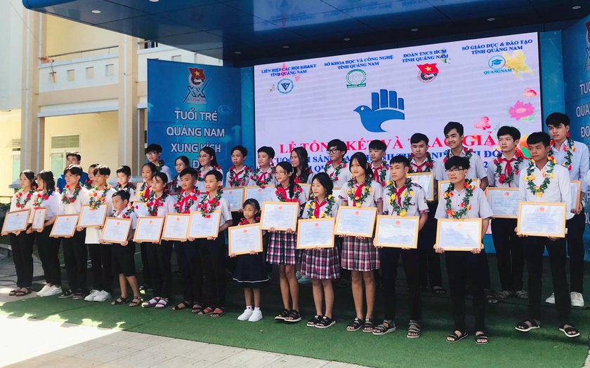Quảng Nam: Tổng kết trao giải cuộc thi sáng tạo thanh thiếu niên nhi đồng lần thứ 15, 2022 - Ảnh 1.