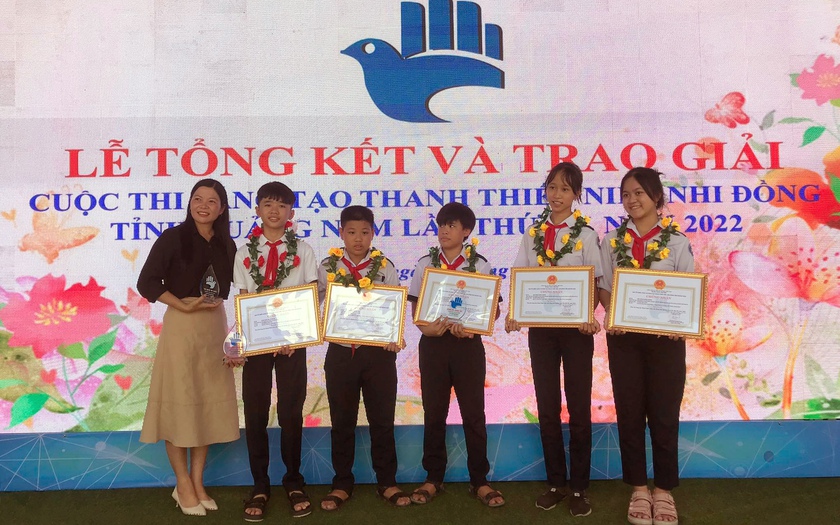 Quảng Nam: Tổng kết trao giải cuộc thi sáng tạo thanh thiếu niên nhi đồng lần thứ 15, 2022 - Ảnh 2.