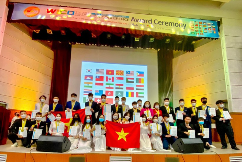 Toàn bộ học sinh Việt Nam tham gia Olympic Phát minh và Sáng chế đều giành Huy chương Vàng - Ảnh 2.