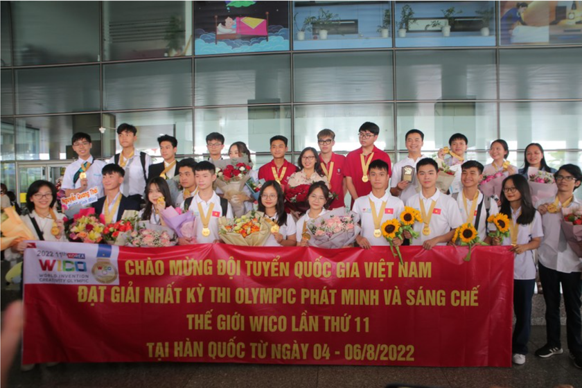 Toàn bộ học sinh Việt Nam tham gia Olympic Phát minh và Sáng chế đều giành Huy chương Vàng - Ảnh 1.
