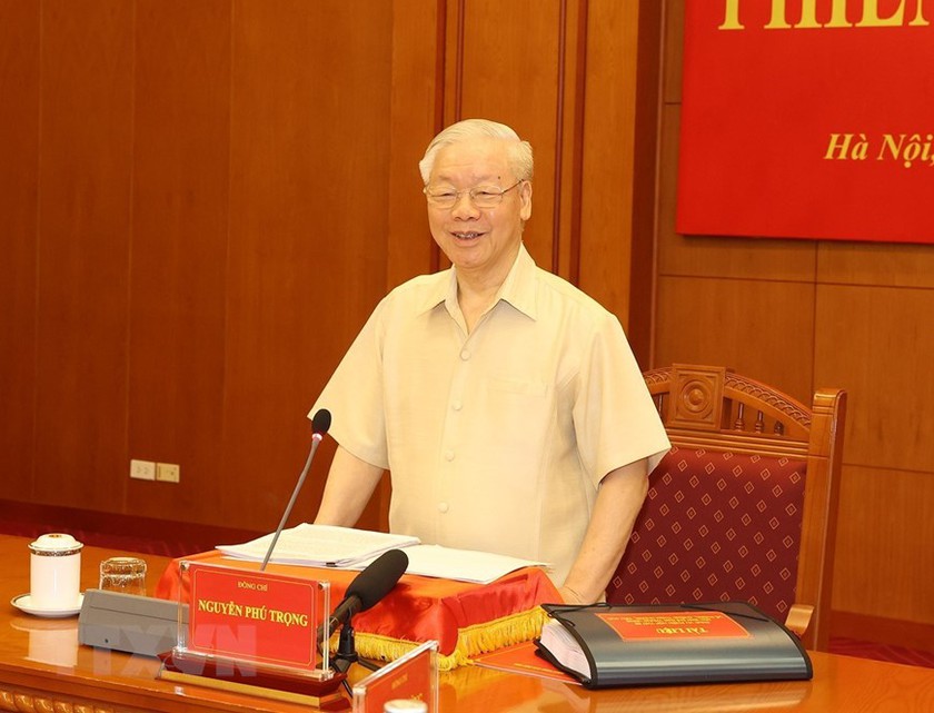 Tổng Bí thư Nguyễn Phú Trọng: Đẩy nhanh tiến độ điều tra, xét xử các vụ án tham nhũng trọng điểm - Ảnh 1.