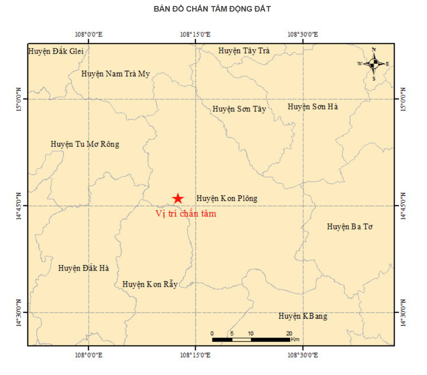 Động đất liên tiếp ở Kon Tum: Sáng 24/8, lại xảy ra 1 trận động đất có độ lớn 2.5 - Ảnh 2.