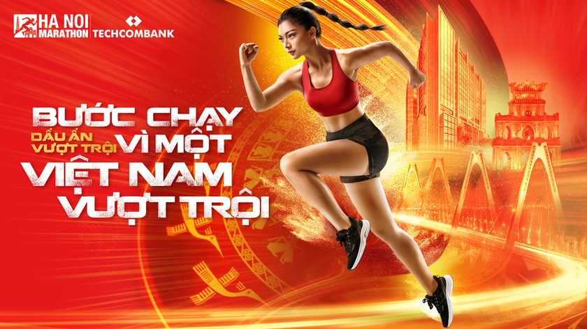 Giải chạy Hà Nội Marathon Techcombank lần đầu tiên cùng thông điệp “Dấu ấn vượt trội” - Ảnh 1.