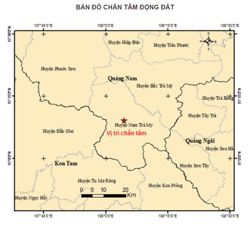Động đất liên tiếp ở Kon Tum: Lại xảy ra 3 trận động đất ở Kon Plông, động đất lan sang Quảng Nam, Quảng Ngãi - Ảnh 4.