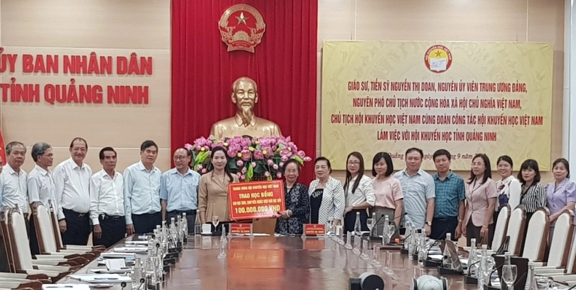 Trung ương Hội Khuyến học Việt Nam làm việc với Hội Khuyến học Quảng Ninh - Ảnh 3.