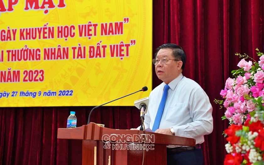 Trưởng Ban Tuyên giáo Trung ương Nguyễn Trọng Nghĩa: Khuyến học phải xây dựng những giá trị căn cốt của con người Việt Nam - Ảnh 1.