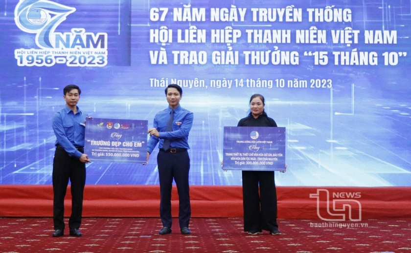 Giải thưởng &quot;15 tháng 10&quot;: Vinh danh 82 cán bộ Hội Liên hiệp thanh niên Việt Nam xuất sắc - Ảnh 3.