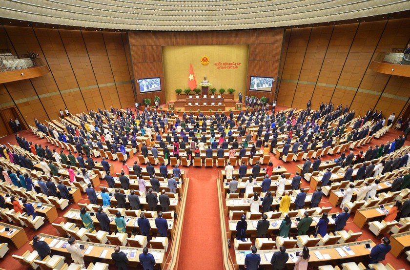 Phát biểu khai mạc Kỳ họp thứ 6 Quốc hội khoá XV của Chủ tịch Quốc hội Vương Đình Huệ - Ảnh 1.