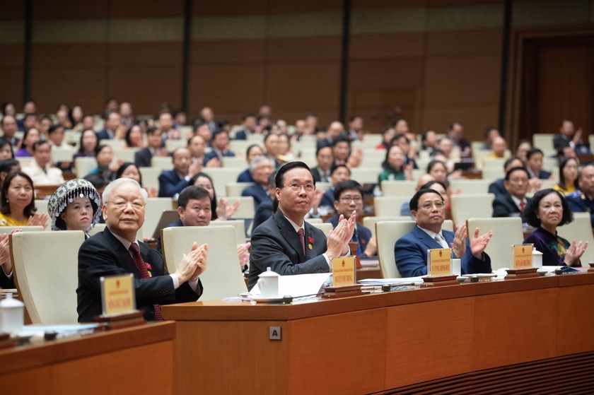 Phát biểu khai mạc Kỳ họp thứ 6 Quốc hội khoá XV của Chủ tịch Quốc hội Vương Đình Huệ - Ảnh 4.