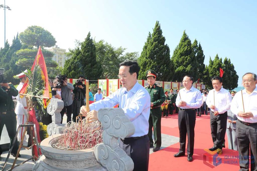 Quảng Ninh: Chủ tịch nước Võ Văn Thưởng thăm quân và dân huyện đảo Cô Tô - Ảnh 3.