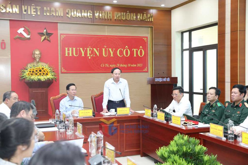 Quảng Ninh: Chủ tịch nước Võ Văn Thưởng thăm quân và dân huyện đảo Cô Tô - Ảnh 5.