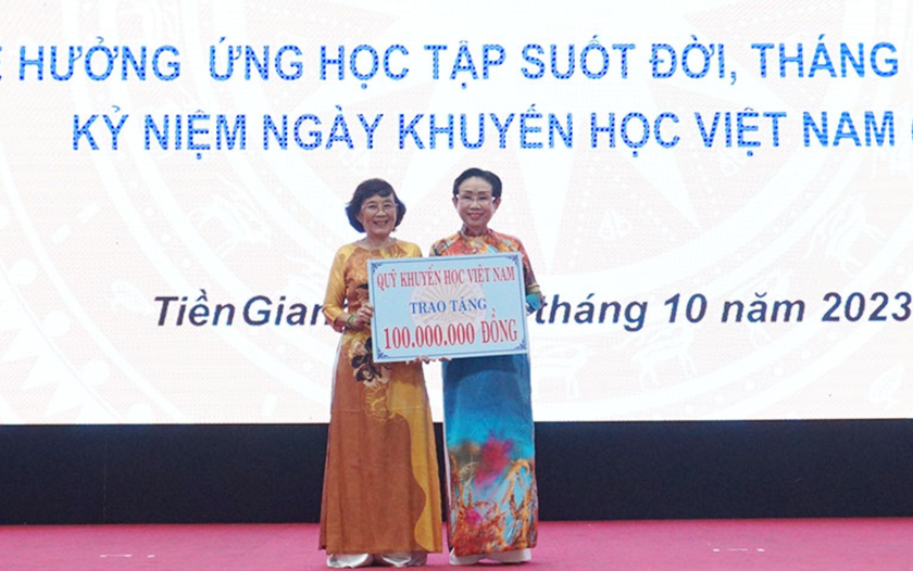 Tiền Giang: Phát động Tuần lễ hưởng ứng học tập suốt đời 2023 - Ảnh 1.