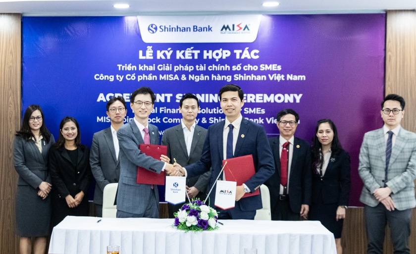 MISA và Ngân hàng Shinhan Việt Nam ký kết hợp tác triển khai giải pháp tài chính số cho SMEs- Ảnh 1.
