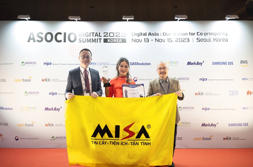 MISA là Doanh nghiệp Công nghệ xuất sắc tại Giải thưởng quốc tế khu vực châu Á - châu Đại dương ASOCIO 2023- Ảnh 1.