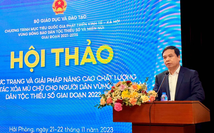 Hà Giang, Điện Biên hiện còn tỉ lệ mù chữ nhiều nhất cả nước- Ảnh 1.