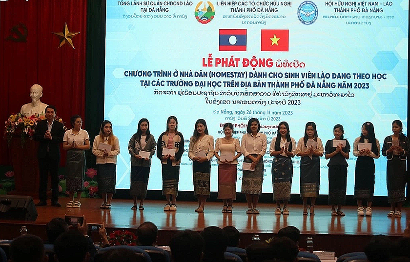 Đà Nẵng: Phát động Chương trình ở nhà dân dành cho 148 sinh viên Lào- Ảnh 1.