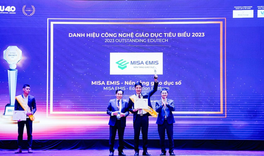 MISA EMIS là Nền tảng Công nghệ Giáo dục tiêu biểu vang danh tại Giải thưởng EduTech Awards- Ảnh 1.