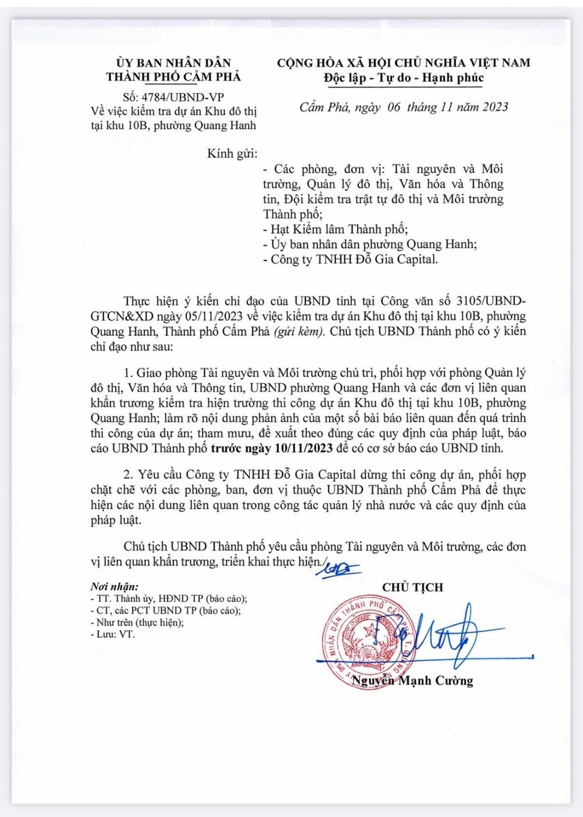 Quảng Ninh: Tạm dừng thi công dự án có nguy cơ gây ảnh hưởng môi trường vịnh Hạ Long - Ảnh 2.