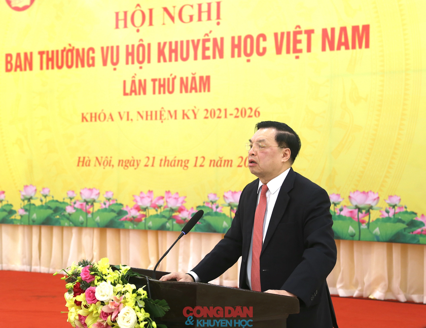 Hội nghị Ban Thường vụ Hội Khuyến học Việt Nam: Chú trọng công tác tuyên truyền về khuyến học - khuyến tài- Ảnh 3.
