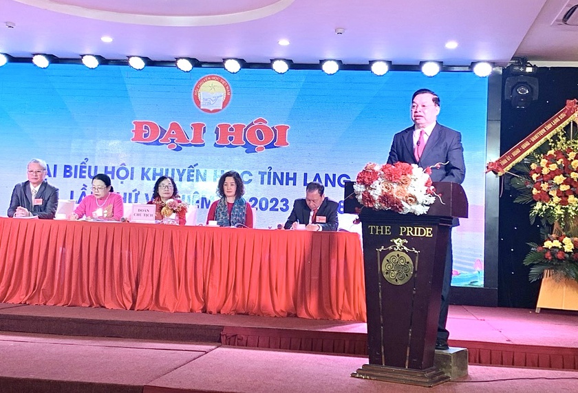 Hội Khuyến học tỉnh Lạng Sơn tổ chức Đại hội đại biểu lần thứ 5, nhiệm kỳ 2023-2028- Ảnh 6.