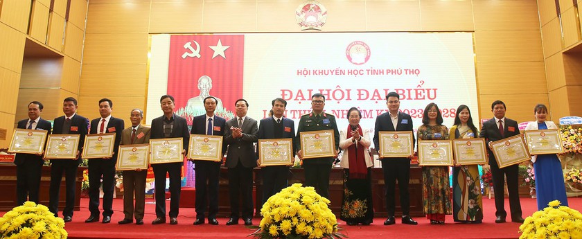 Hội Khuyến học tỉnh Phú Thọ tổ chức thành công Đại hội Đại biểu nhiệm kỳ 2023-2028- Ảnh 4.
