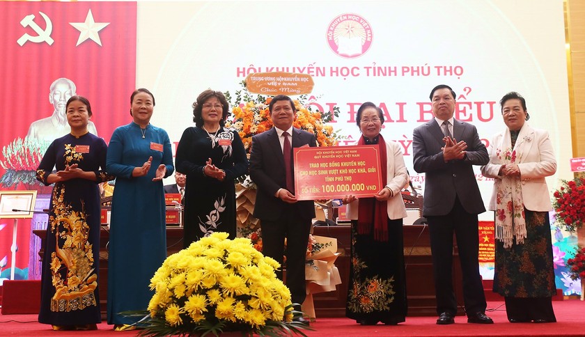 Hội Khuyến học tỉnh Phú Thọ tổ chức thành công Đại hội Đại biểu nhiệm kỳ 2023-2028- Ảnh 7.