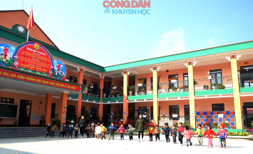 Lào Cai ưu tiên nguồn lực xây dựng trường học đạt chuẩn quốc gia ở vùng khó khăn- Ảnh 1.