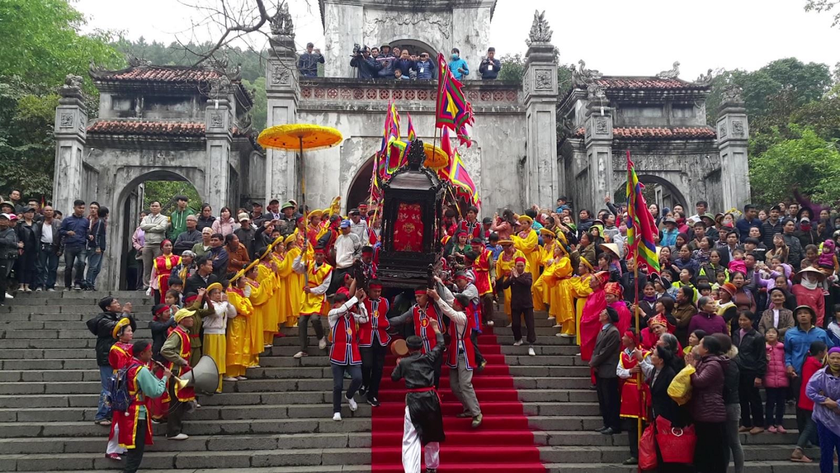 Thanh Hóa tổ chức lễ đón nhận Di sản văn hóa phi vật thể quốc gia Lễ hội đền Bà Triệu từ ngày 11-13/3 - Ảnh 2.