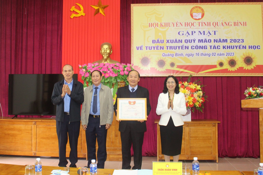  Hội Khuyến học tỉnh Quảng Bình tổ chức Gặp mặt đầu xuân Quý Mão năm 2023  - Ảnh 2.