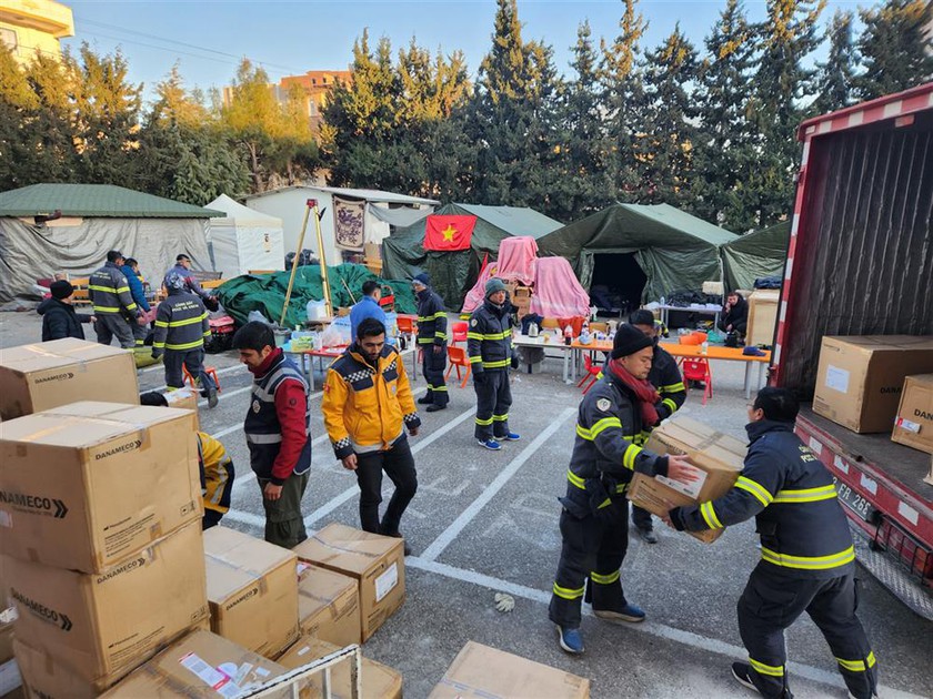 Động đất ở Thổ Nhĩ Kỳ: Ngày 19/2, Đoàn công tác cứu nạn cứu hộ Bộ Công an Việt Nam trở về nước - Ảnh 13.