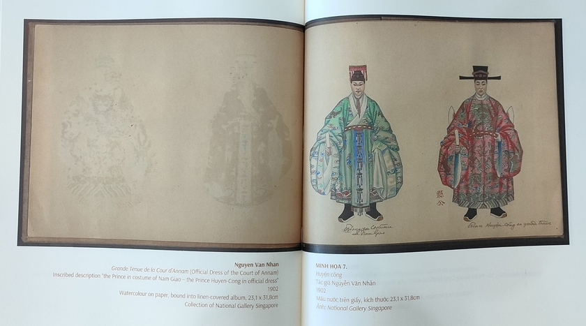 Bộ tranh trang phục cung đình Huế của họa sĩ Nguyễn Văn Nhân và hành trình 120 năm lưu lạc - Ảnh 5.