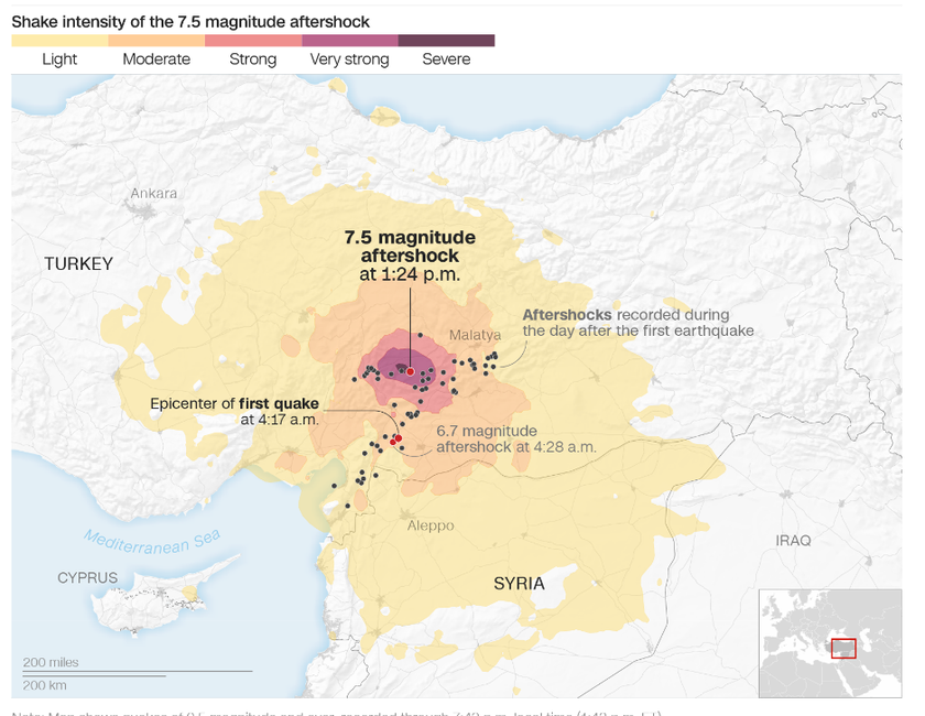 Động đất ở Thổ Nhĩ Kỳ: Hơn 4.300 người thiệt mạng, hàng chục nghìn người bị thương - Ảnh 1.