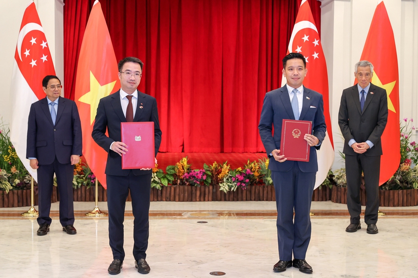 Việt Nam và Singapore thiết lập Quan hệ Đối tác kinh tế số - kinh tế xanh - Ảnh 3.