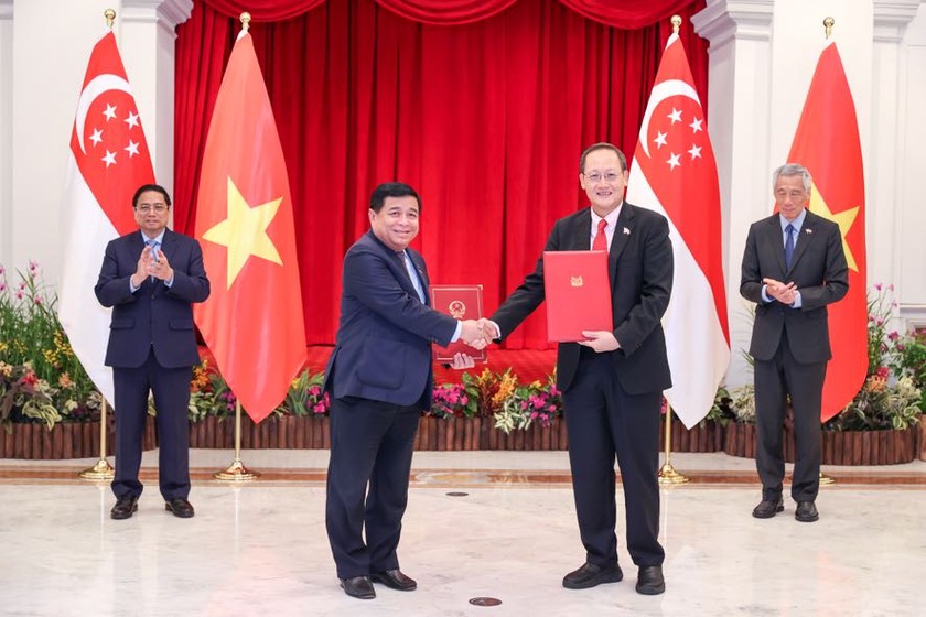 Việt Nam và Singapore thiết lập Quan hệ Đối tác kinh tế số - kinh tế xanh - Ảnh 1.