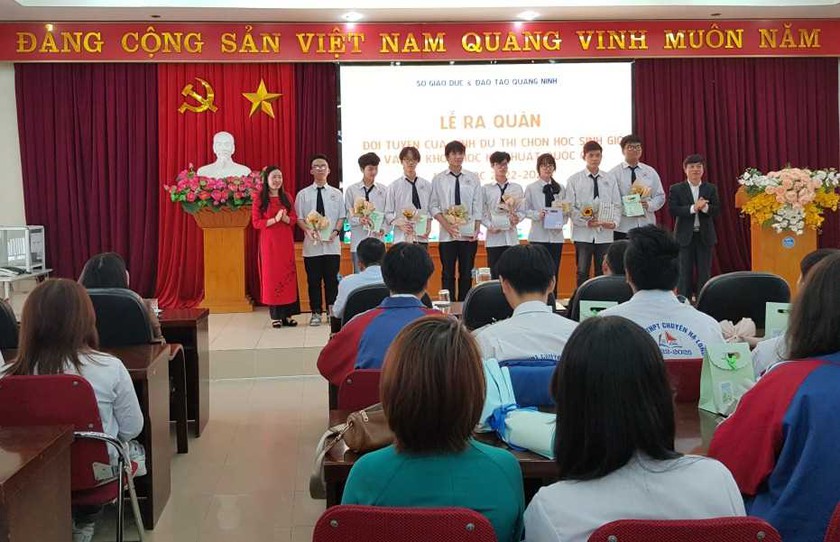 Quảng Ninh: 59 thí sinh đoạt giải tại Kỳ thi chọn học sinh giỏi quốc gia THPT năm học 2022-2023 - Ảnh 1.