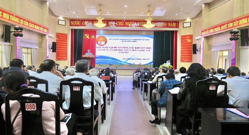 Hội Khuyến học quận Liên Chiểu (Đà Nẵng) tập huấn công tác khuyến học năm 2023 - Ảnh 1.