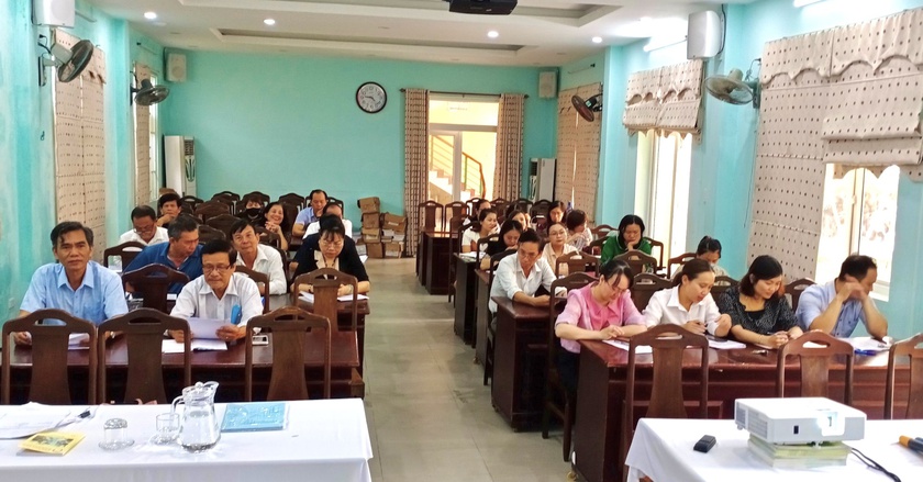 Hội Khuyến học quận Thanh Khê (thành phố Đà Nẵng) tổ chức hội nghị đánh giá Đơn vị học tập và Công dân hoc tập - Ảnh 1.