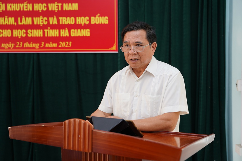 Đoàn công tác Trung ương Hội Khuyến học Việt Nam làm việc với Hội Khuyến học tỉnh Hà Giang - Ảnh 2.