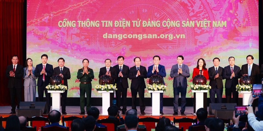 Cổng thông tin điện tử Đảng Cộng sản Việt Nam chính thức hoạt động - Ảnh 1.