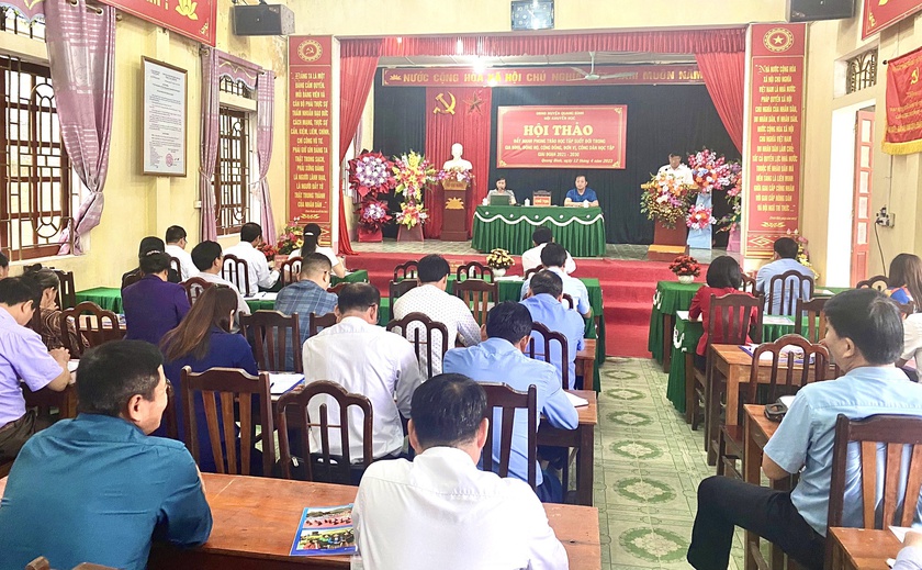 Huyện Quang Bình, tỉnh Hà Giang tìm giải pháp đẩy mạnh phong trào khuyến học khuyến tài - Ảnh 1.