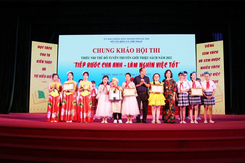 Hà Nội tổ chức Hội thi Thiếu nhi Thủ đô tuyên truyền, giới thiệu sách năm 2023 - Ảnh 1.