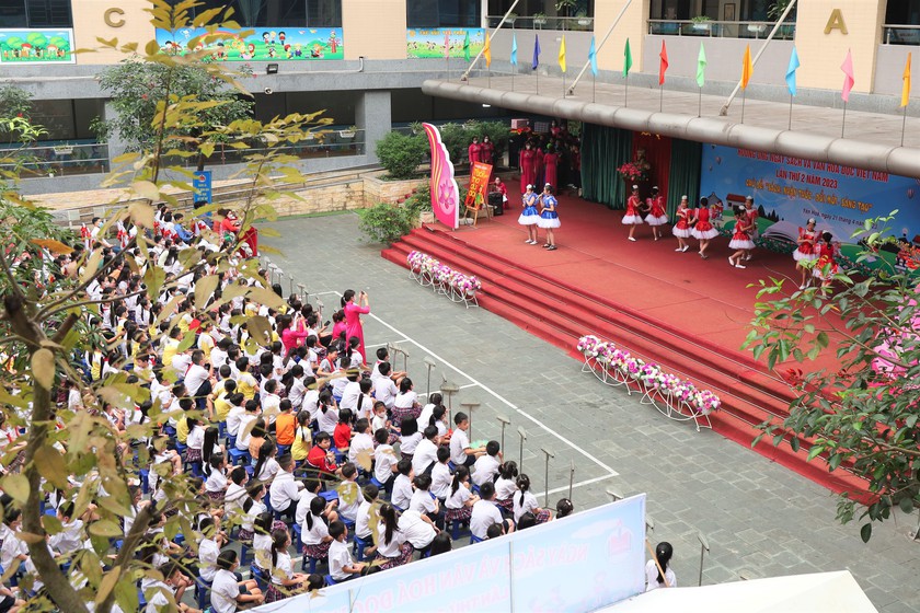 Trường Tiểu học An Hòa hưởng ứng Ngày Sách Việt Nam