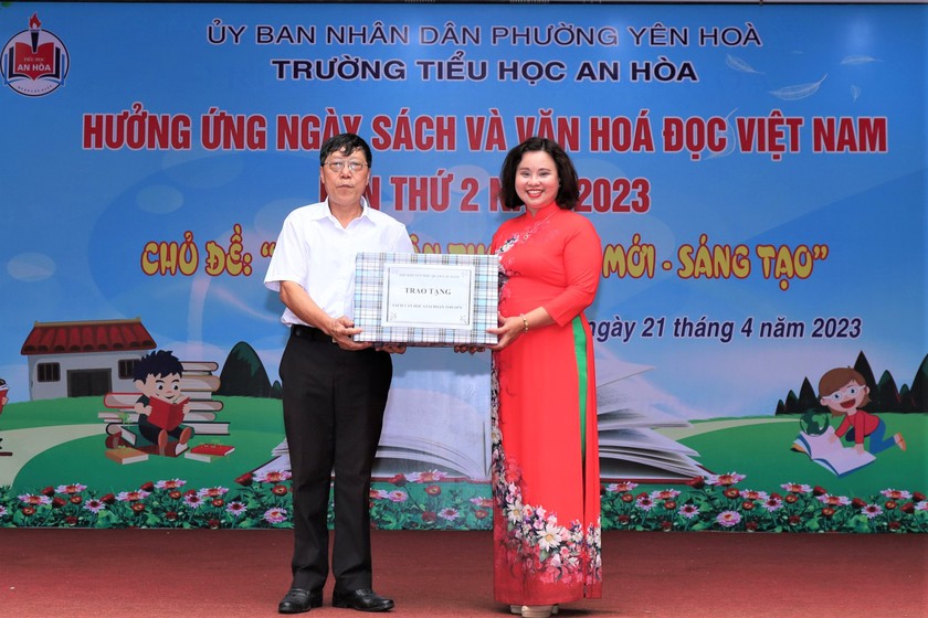 Trường Tiểu học An Hòa hưởng ứng Ngày Sách Việt Nam