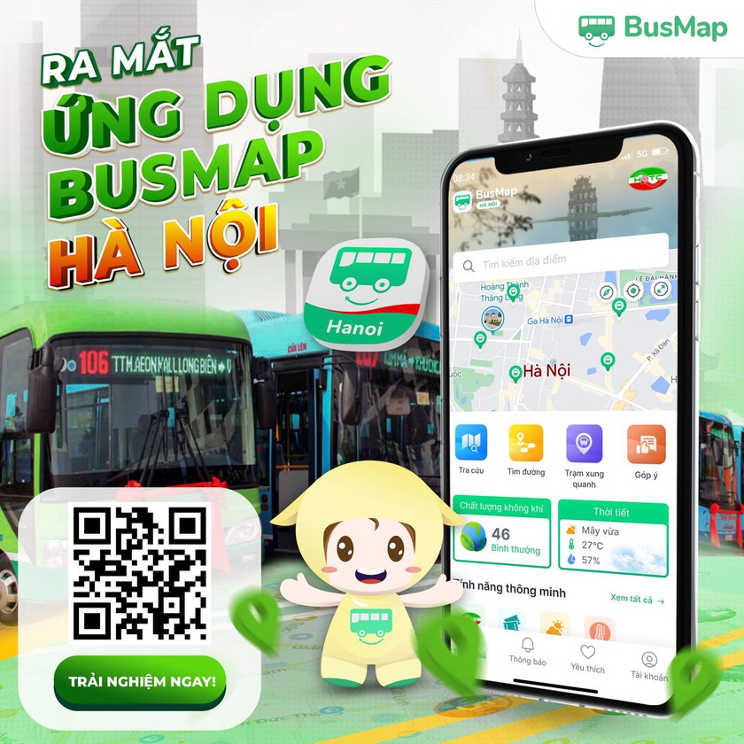 “Busmap” - Giải pháp tìm kiếm tuyến bus nhanh, hiệu quả cho thành phố lớn - Ảnh 1.