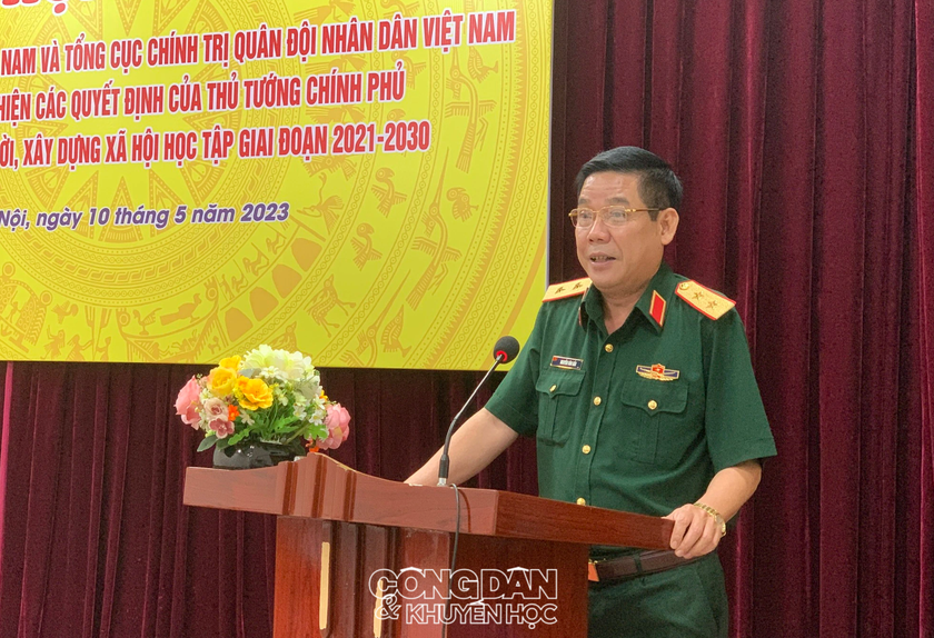 Đẩy mạnh phối hợp giữa Tổng cục Chính trị Quân đội nhân dân Việt Nam và Hội Khuyến học Việt Nam - Ảnh 6.