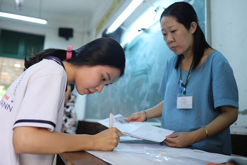 Thành phố Hồ Chí Minh: Hơn 85.400 thí sinh thi tốt nghiệp trung học phổ thông năm 2023 - Ảnh 1.