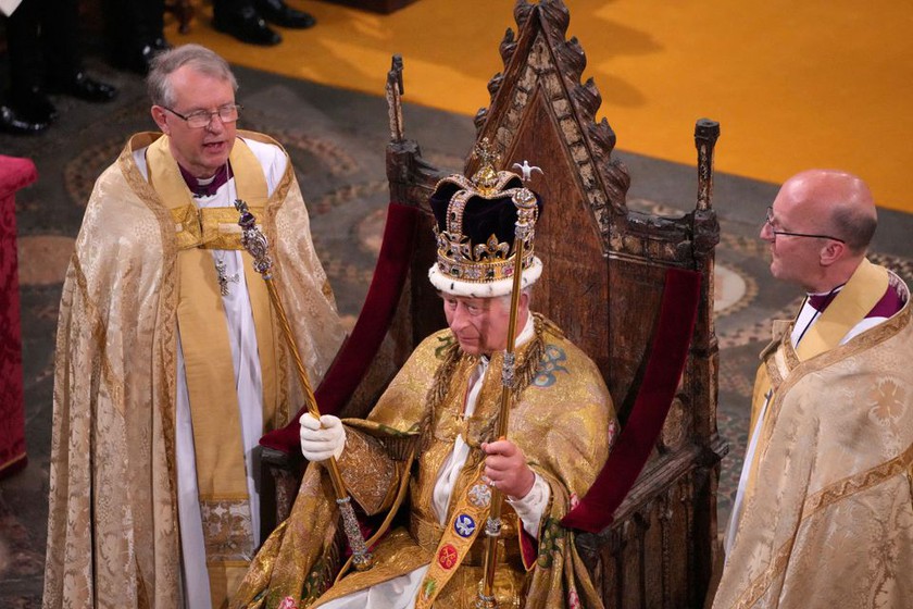 Ảnh: Lễ đăng quang của Vua Charles III tại Tu viện Westminster  - Ảnh 8.